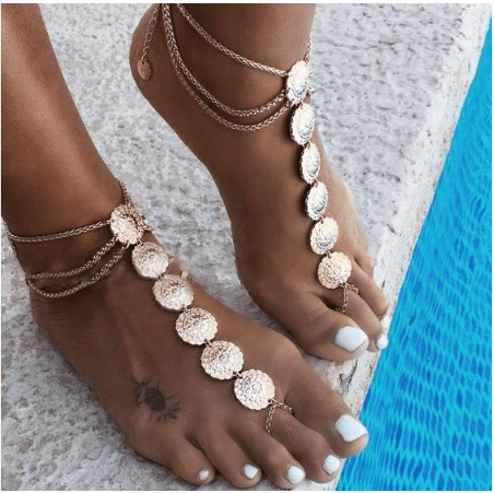 Boho discount barefoot sandals